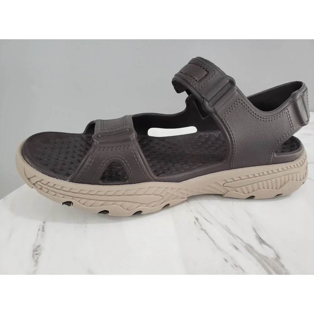 NEW NO BOX - Sandals SKECHERS‎ Foamies Creston Ultra Quarter Strap Brown SIZE 11